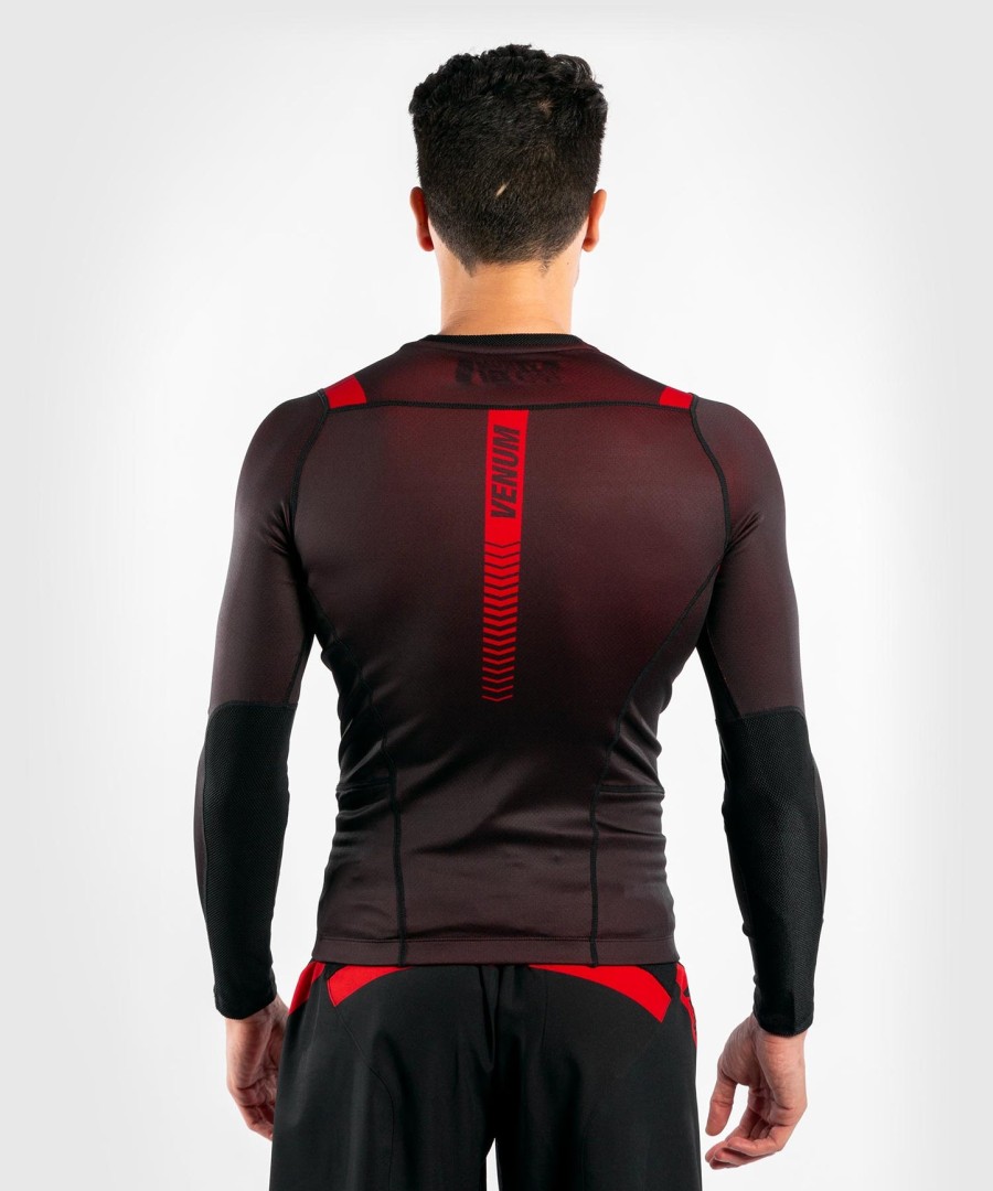 rashguard venum nogi 3.0 s dlouhým rukávem - černýčervený