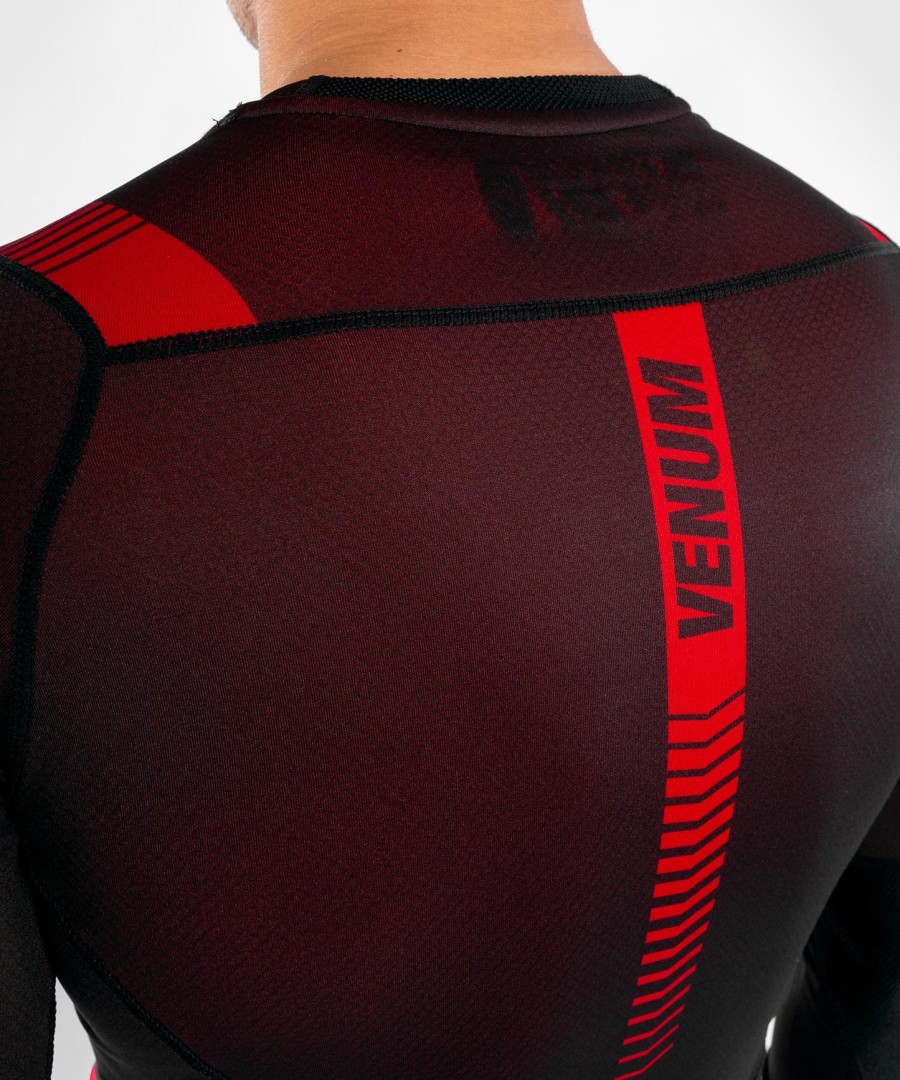 rashguard venum nogi 3.0 s dlouhým rukávem - černýčervený