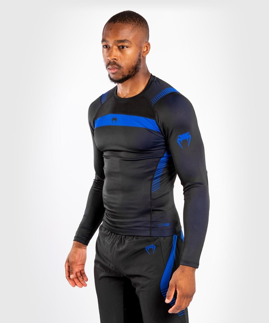 rashguard venum nogi 3.0 s dlouhým rukávem - černomodrý