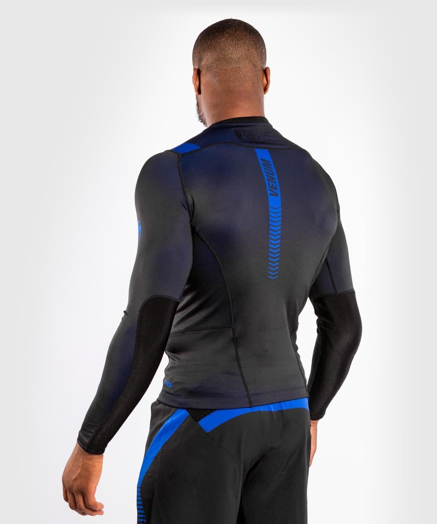 rashguard venum nogi 3.0 s dlouhým rukávem - černomodrý