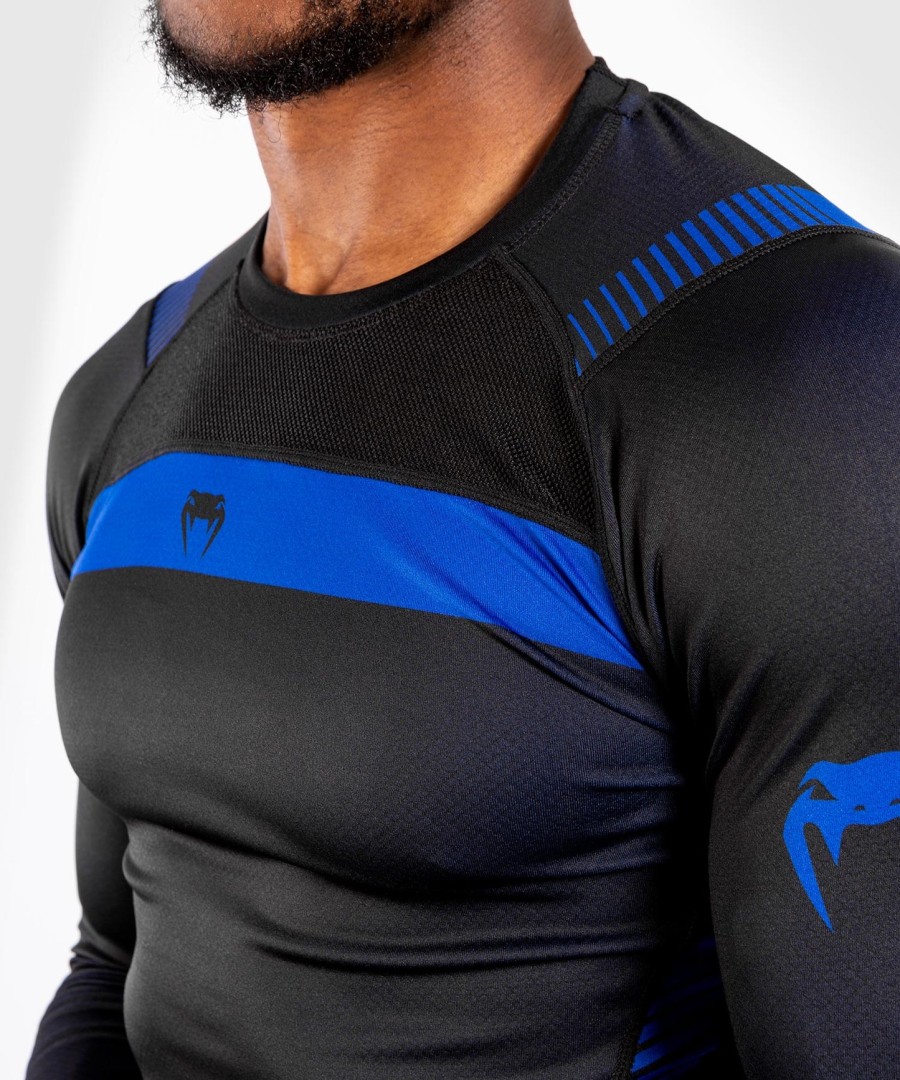 rashguard venum nogi 3.0 s dlouhým rukávem - černomodrý