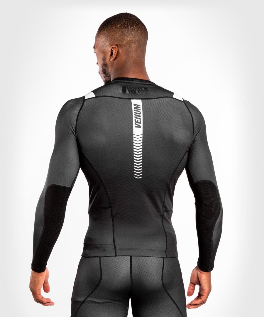 rashguard venum nogi 3.0 s dlouhým rukávem - černo-bílý