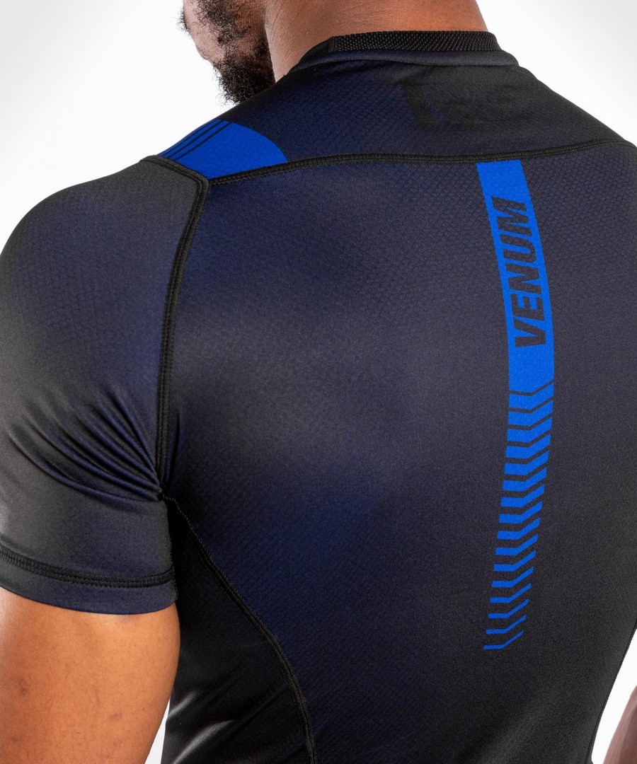 rashguard venum nogi 3.0 - krátký rukáv - černomodrý
