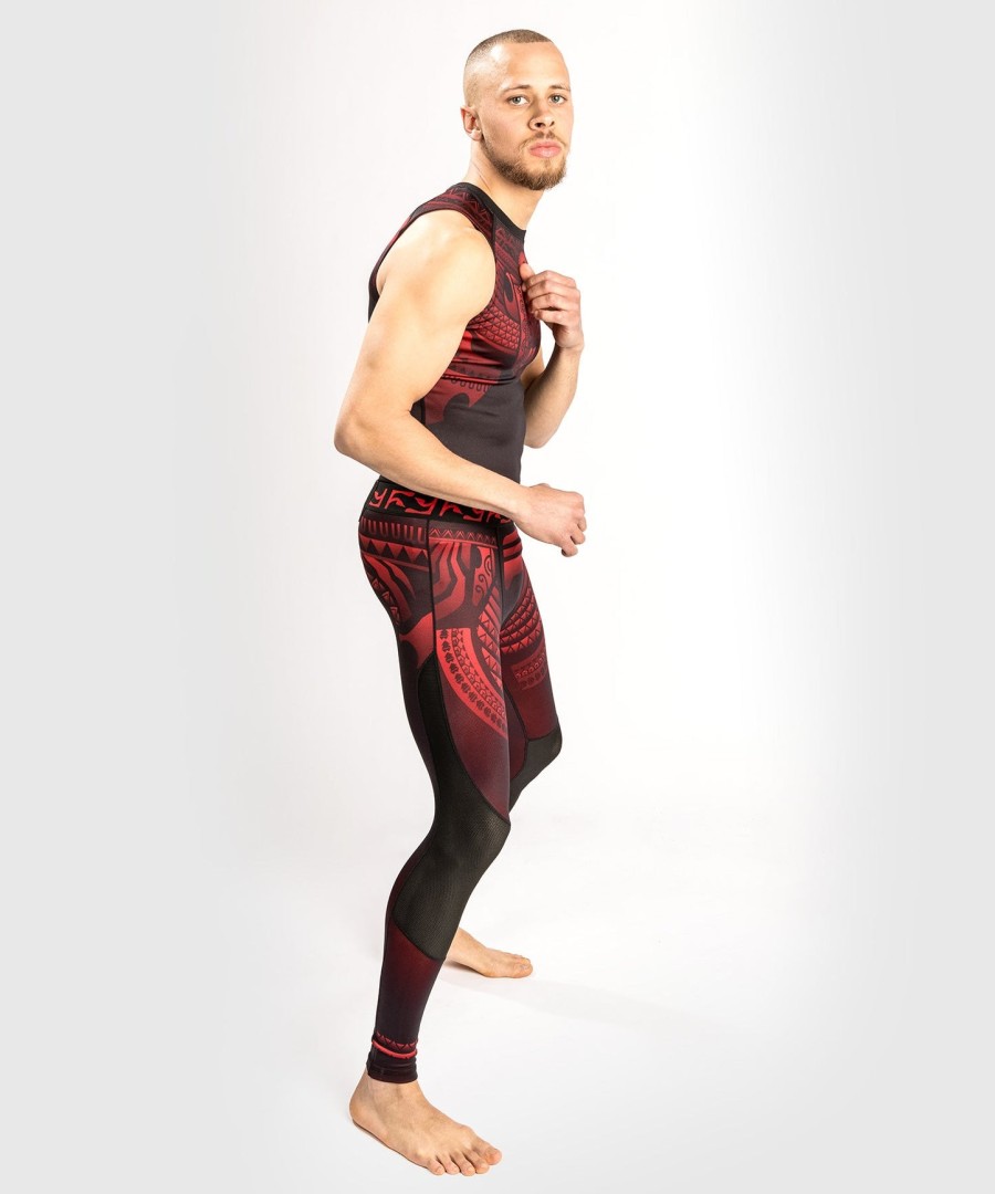 venum nakahi rashguard - bez rukávů - ČernoČervený