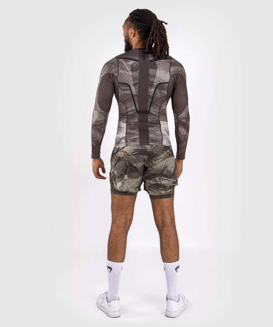 rashguard s dlouhým rukávem venum electron 3.0 - písková