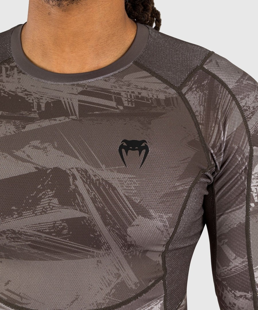 rashguard s dlouhým rukávem venum electron 3.0 - písková