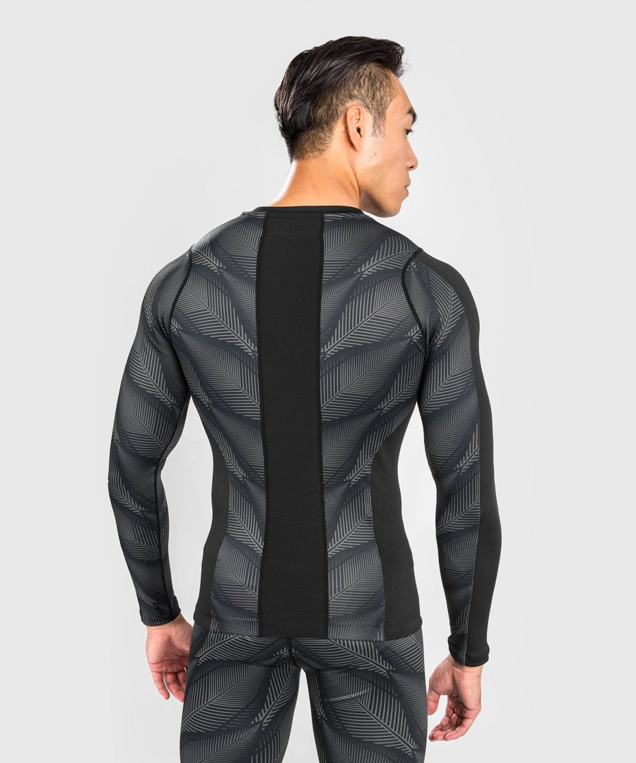 rashguard s dlouhým rukávem venum phantom - černo-červený
