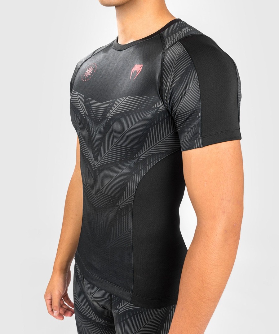 rashguard venum phantom s krátkým rukávem - černo-červený