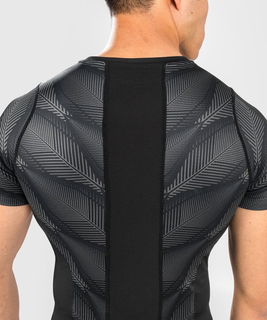 rashguard venum phantom s krátkým rukávem - černo-červený