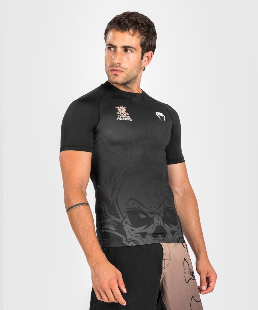 venum reorg rashguard - krátké rukávy - černá