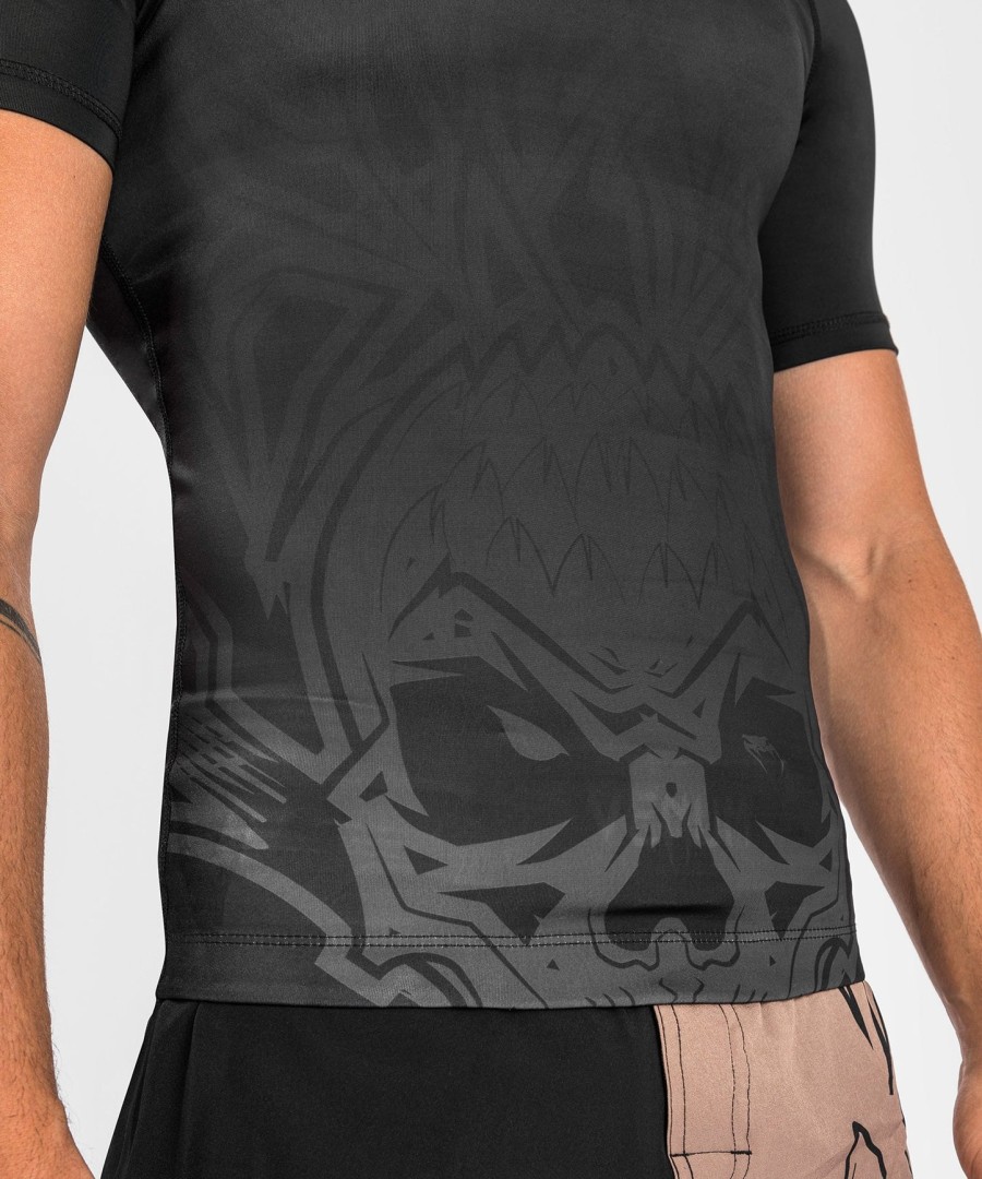 venum reorg rashguard - krátké rukávy - černá
