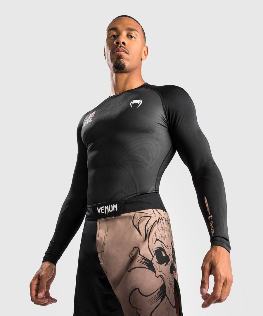 dlouhé rukávy venum reorg rashguard - černé