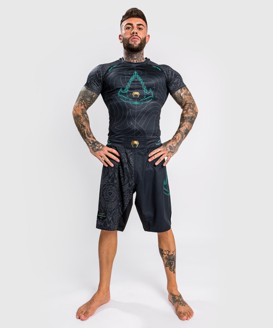 rashguard venum assassin creed reloaded - krátký rukáv - černý