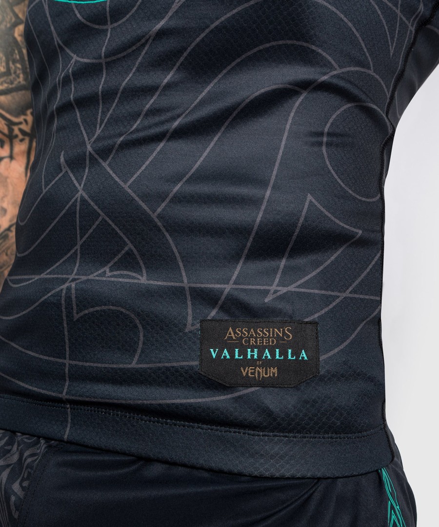 rashguard venum assassin creed reloaded - krátký rukáv - černý