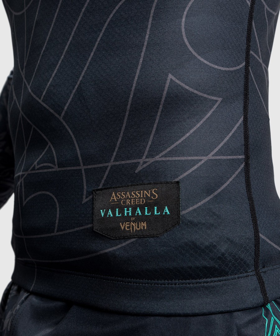 rashguard venum assassin creed reloaded - krátký rukáv - černý