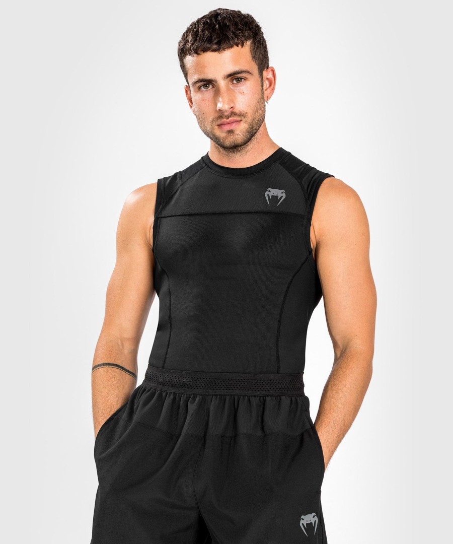 rashguard venum g-fit air bez rukávů - černý