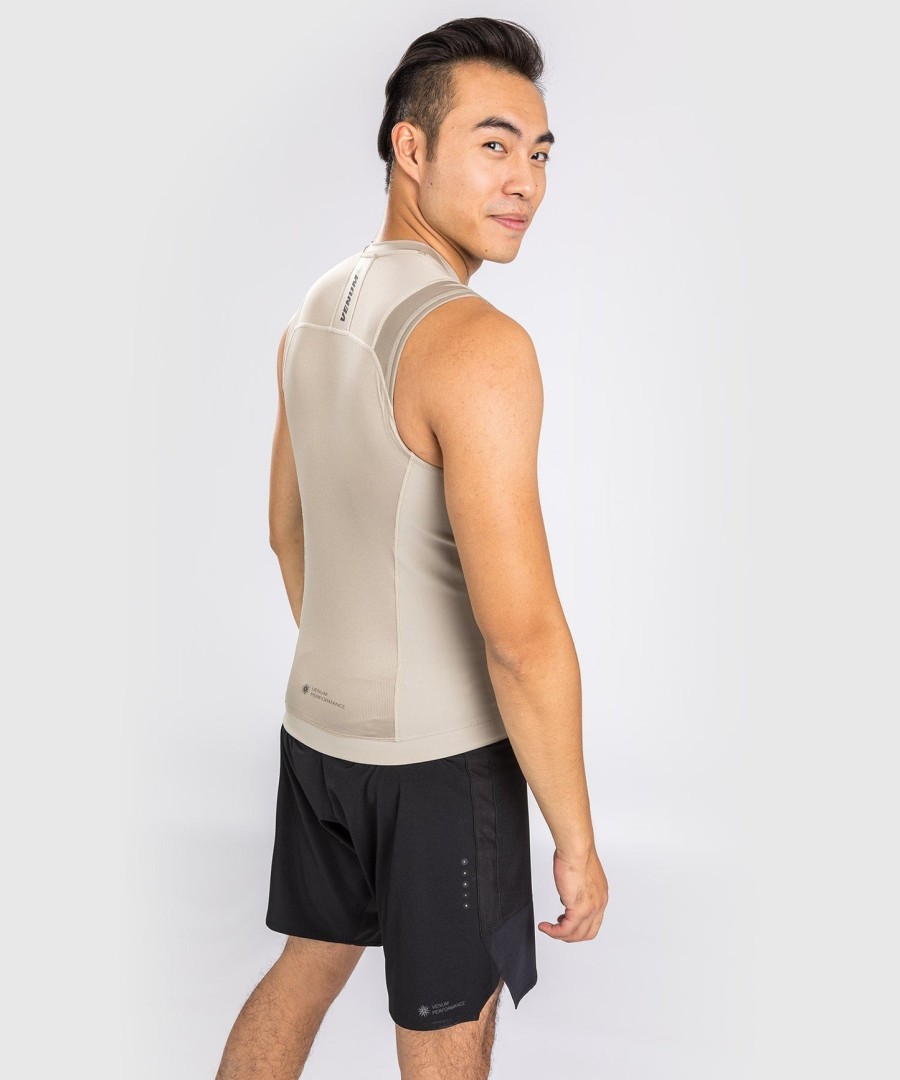 rashguard venum g-fit air bez rukávů - pískový