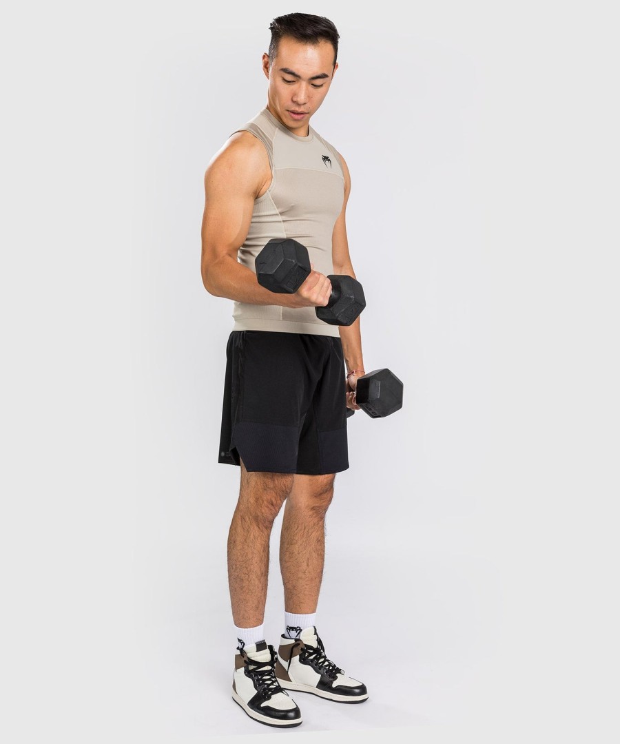 rashguard venum g-fit air bez rukávů - pískový