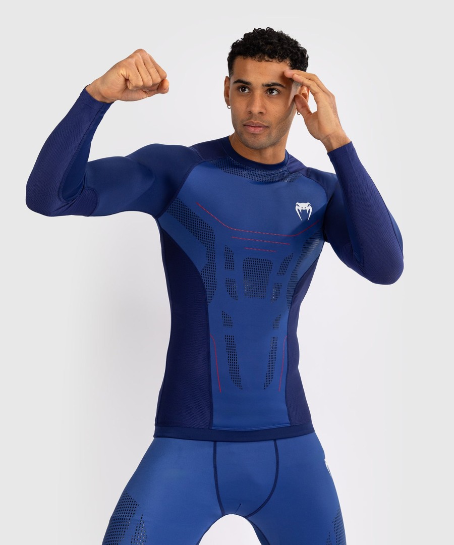 rashguard s dlouhým rukávem venum technical 3.0 - nočně modrá