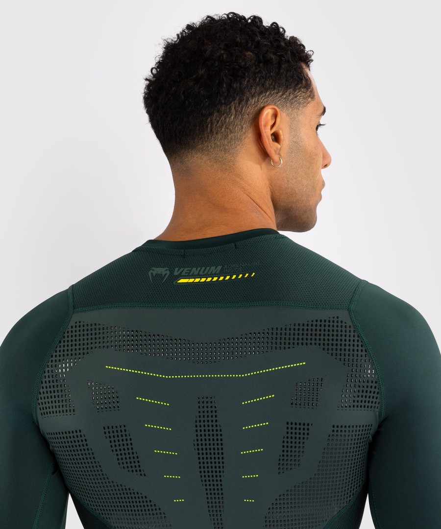 rashguard s dlouhým rukávem venum technical 3.0 - lesní zelená