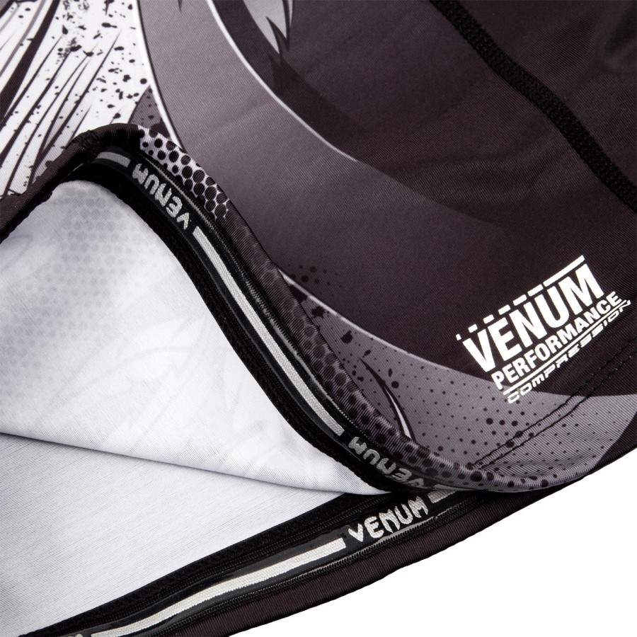 venum phoenix rashguard - dlouhý rukáv - Černobílý - pro ženy