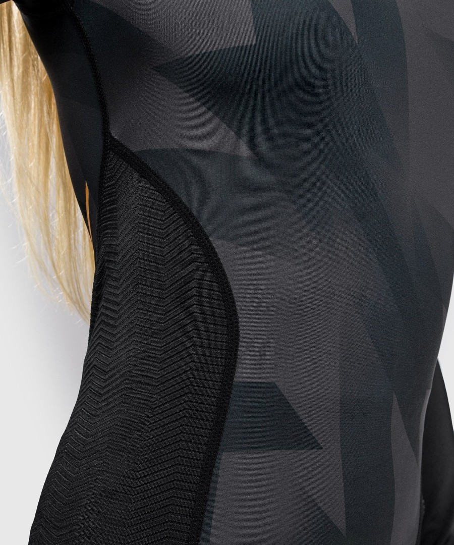 venum razor rashguard - dlouhý rukáv - pro ženy - Černozlatý