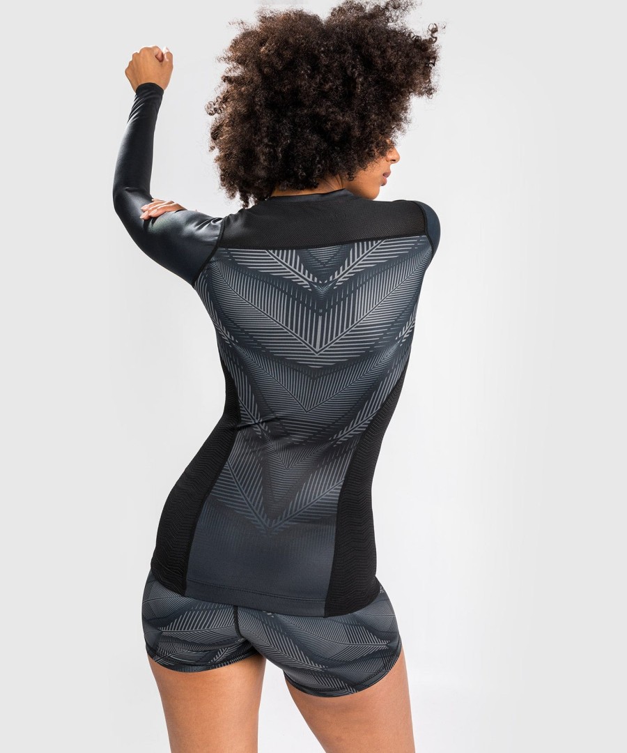 venum phantom rashguard s dlouhým rukávem - pro ženy - černo-červený