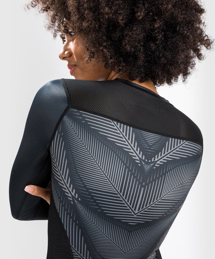 venum phantom rashguard s dlouhým rukávem - pro ženy - černo-červený