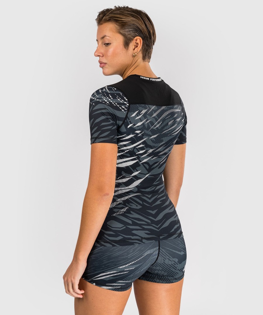 dámský rashguard ufc fusion by venum authentic fight night performance s krátkým rukávem - černý