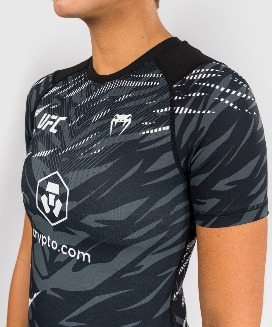 dámský rashguard ufc fusion by venum authentic fight night performance s krátkým rukávem - černý