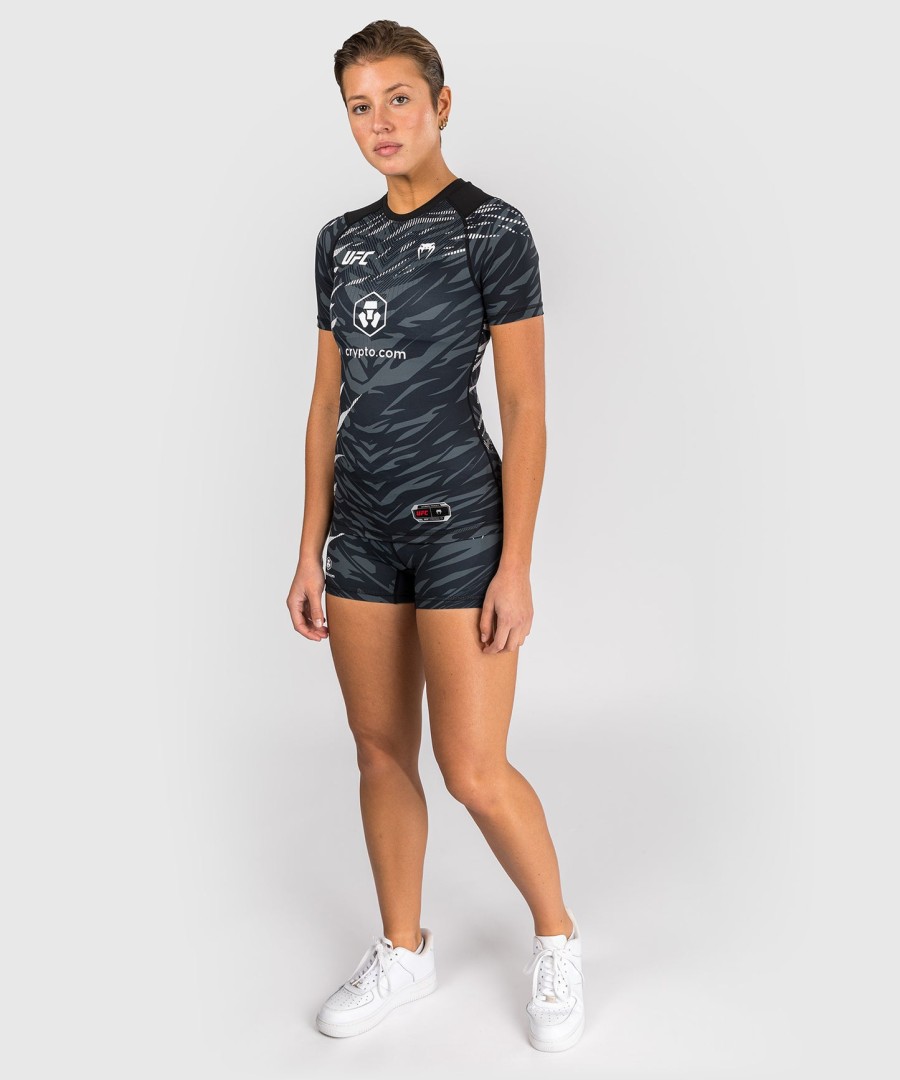 dámský rashguard ufc fusion by venum authentic fight night performance s krátkým rukávem - černý