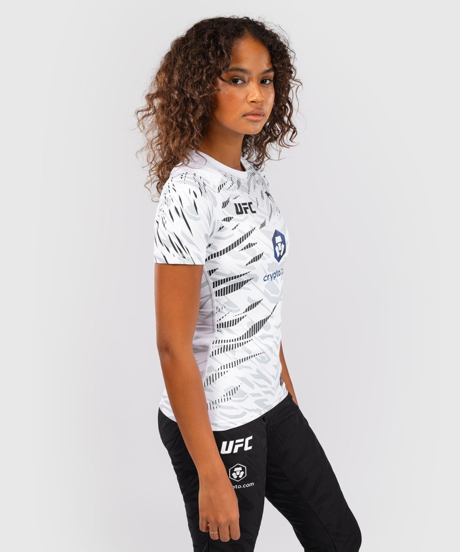 dámský rashguard ufc fusion by venum authentic fight night performance s krátkým rukávem - bílý