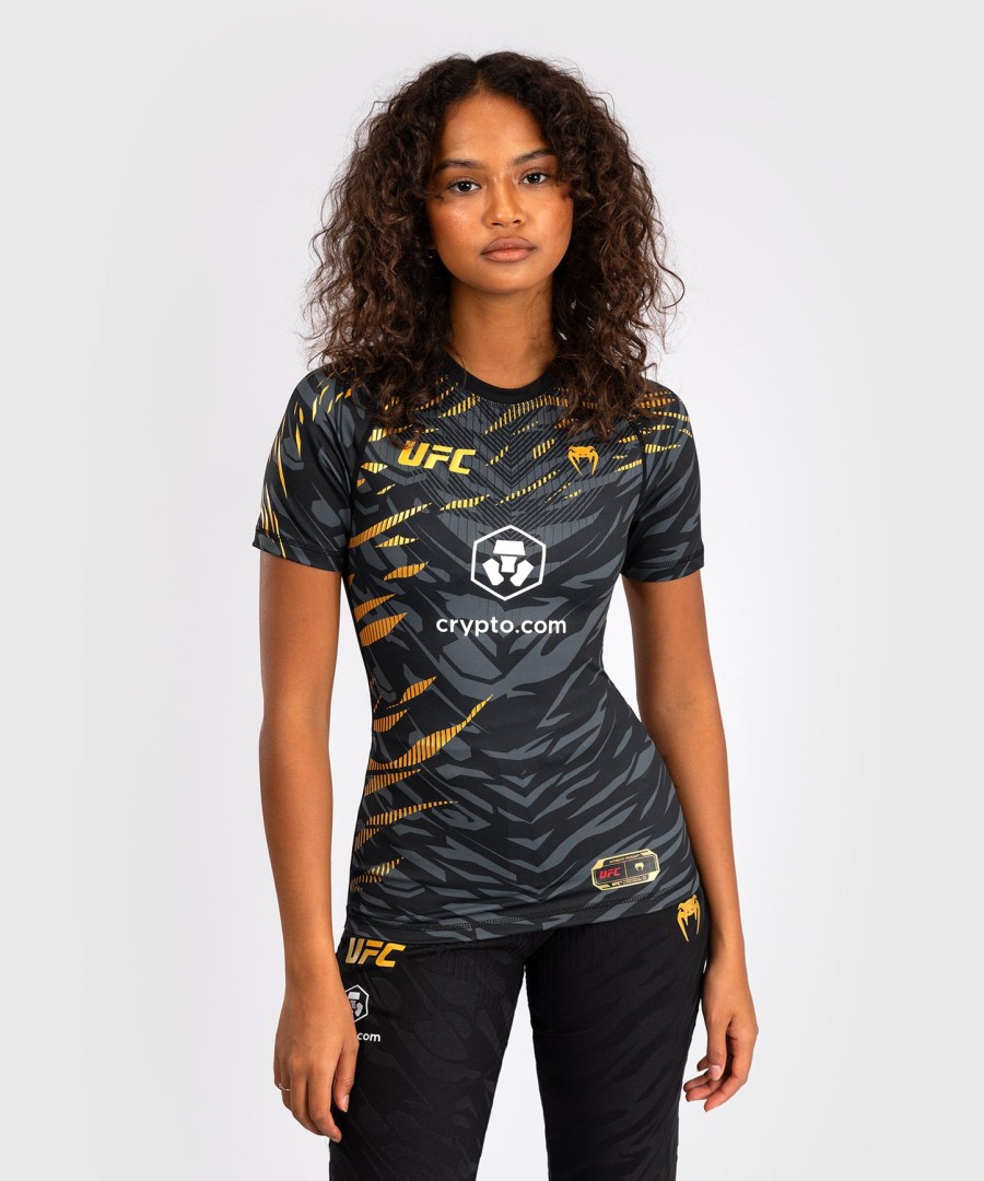 dámský rashguard ufc fusion by venum authentic fight night performance s krátkým rukávem - champion