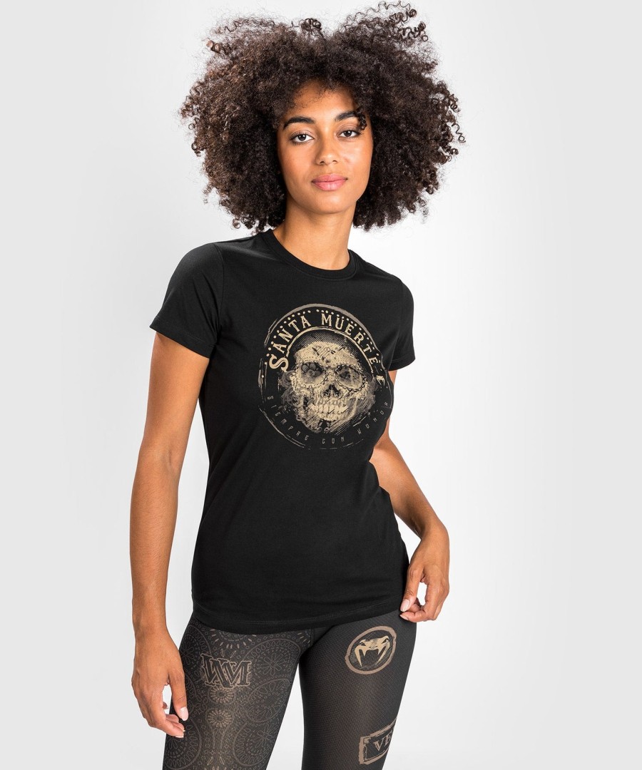 tričko santa muerte dark side venum woman - černohnědé