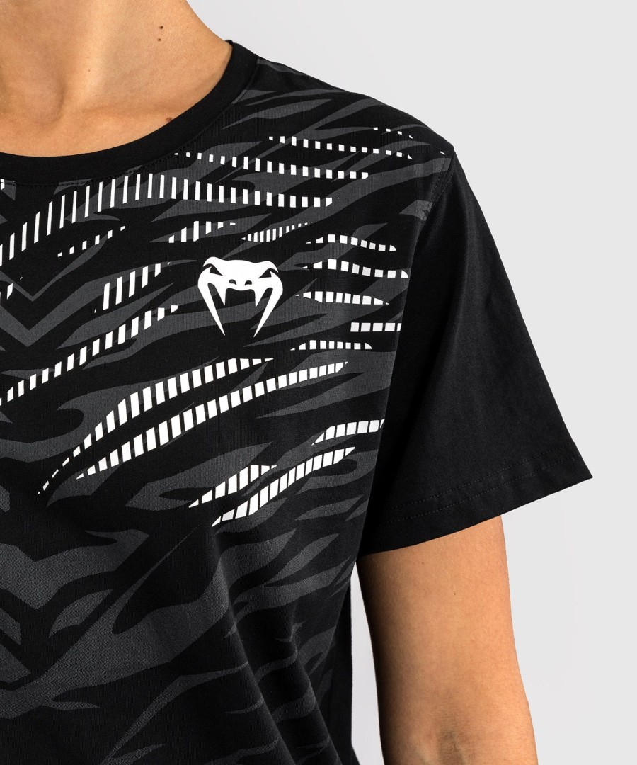 replika dámského trička s krátkým rukávem ufc fusion by venum - černá
