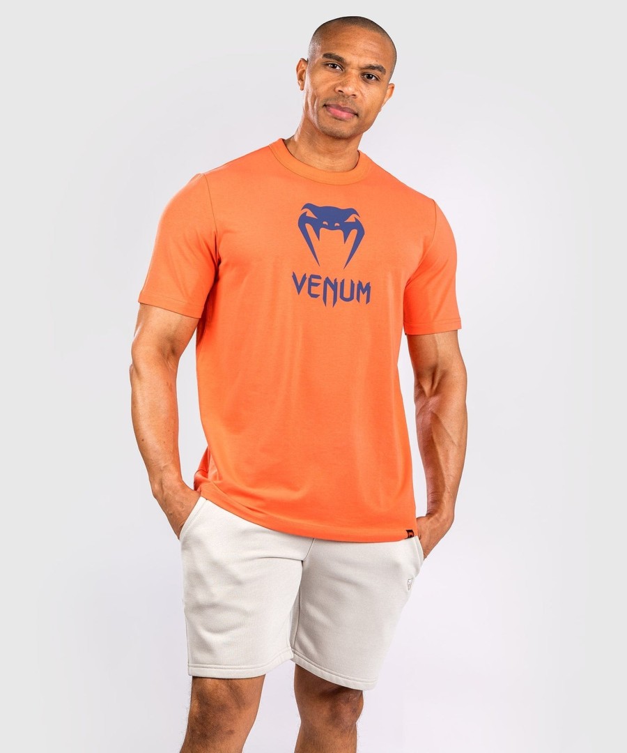 tričko venum classic - oranžovétmavomodré