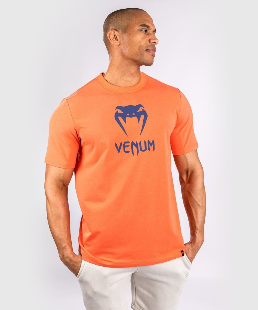 tričko venum classic - oranžovétmavomodré