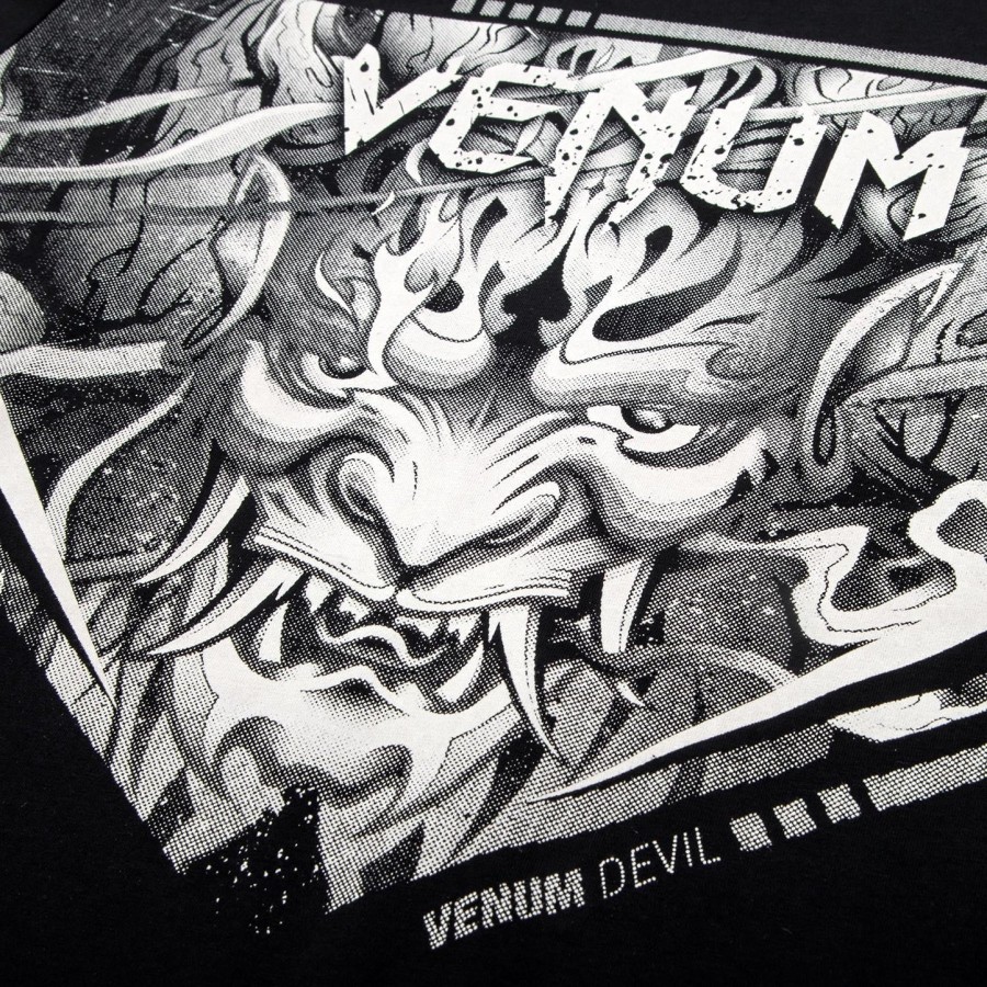 tričko venum devil - bíléčerné