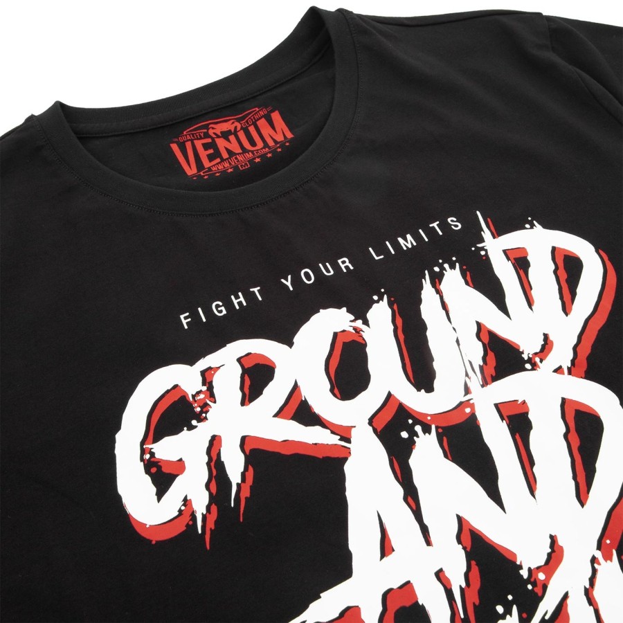 tričko venum ground and pound - černé