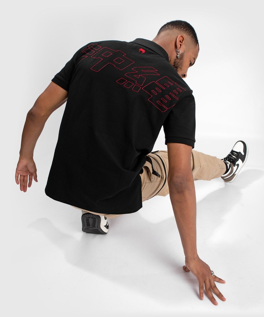 venum okinawa 3.0 polo - černáčervená