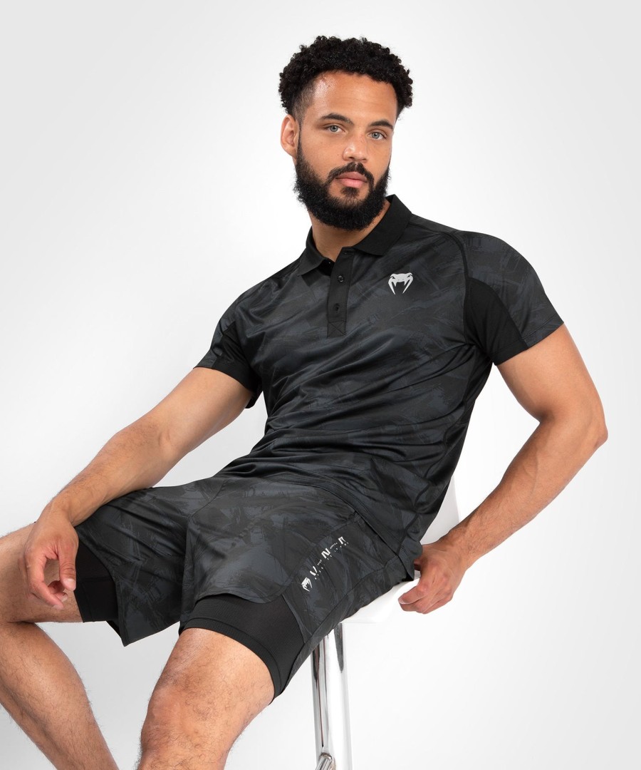 polo tričko venum electron 3.0 - černé