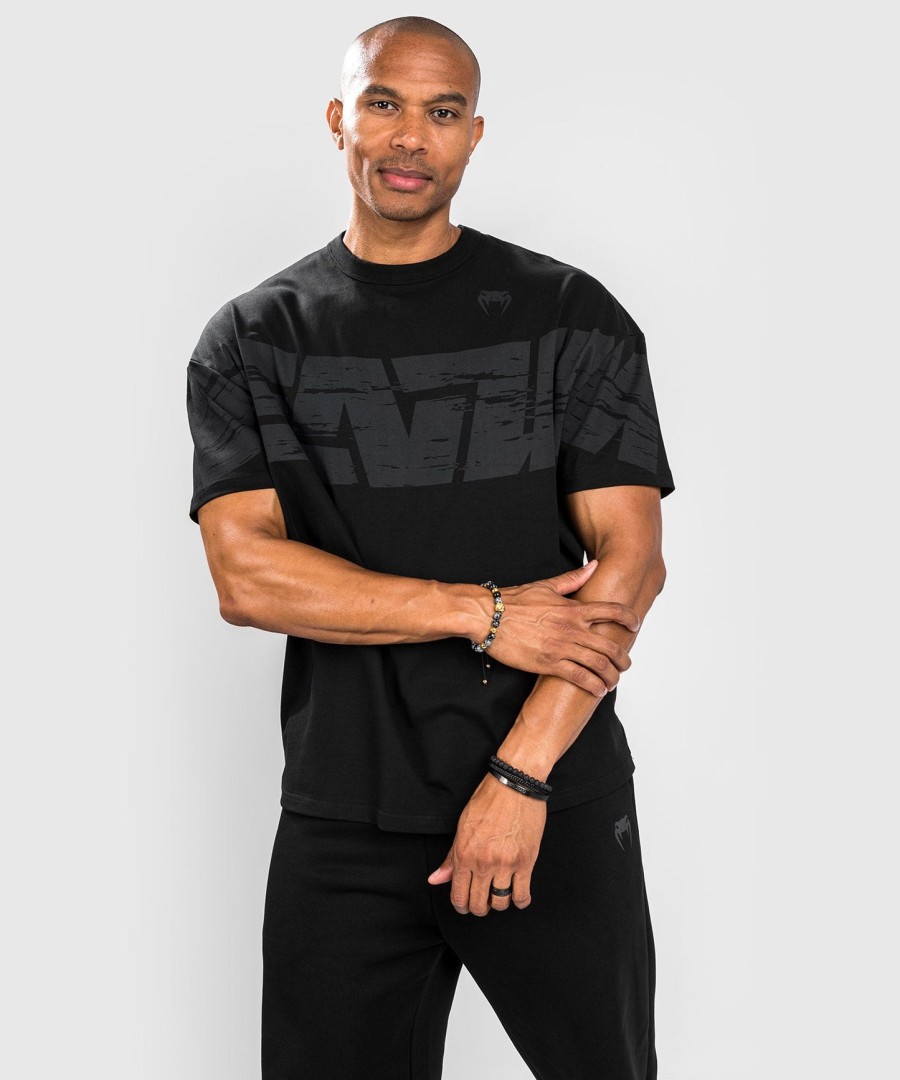 tričko venum connect xl - oversize střih - černé