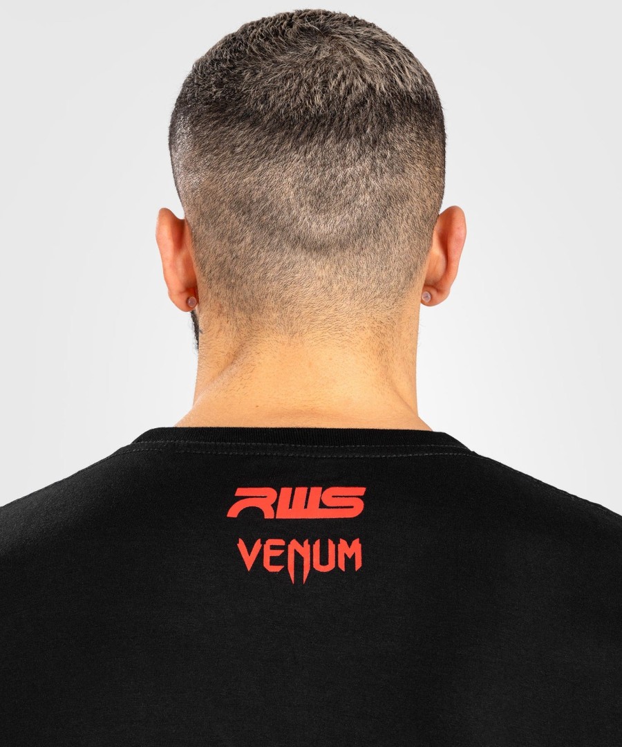 tričko rws x venum - černé