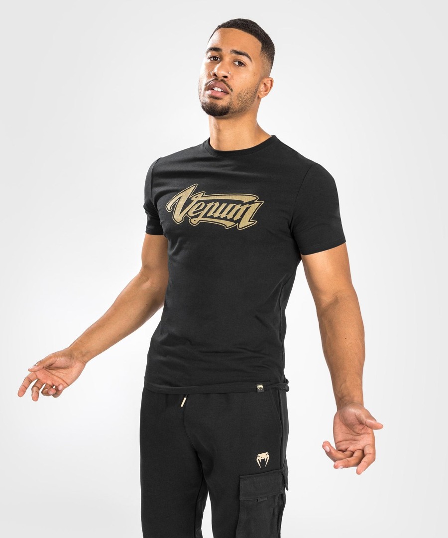 tričko venum absolute 2.0 - adjusted fit - Černozlaté