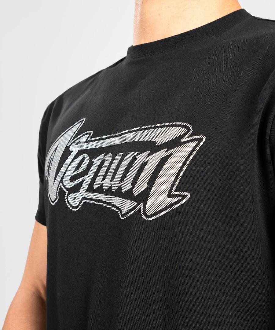tričko venum absolute 2.0 - adjusted fit - Černostříbrné