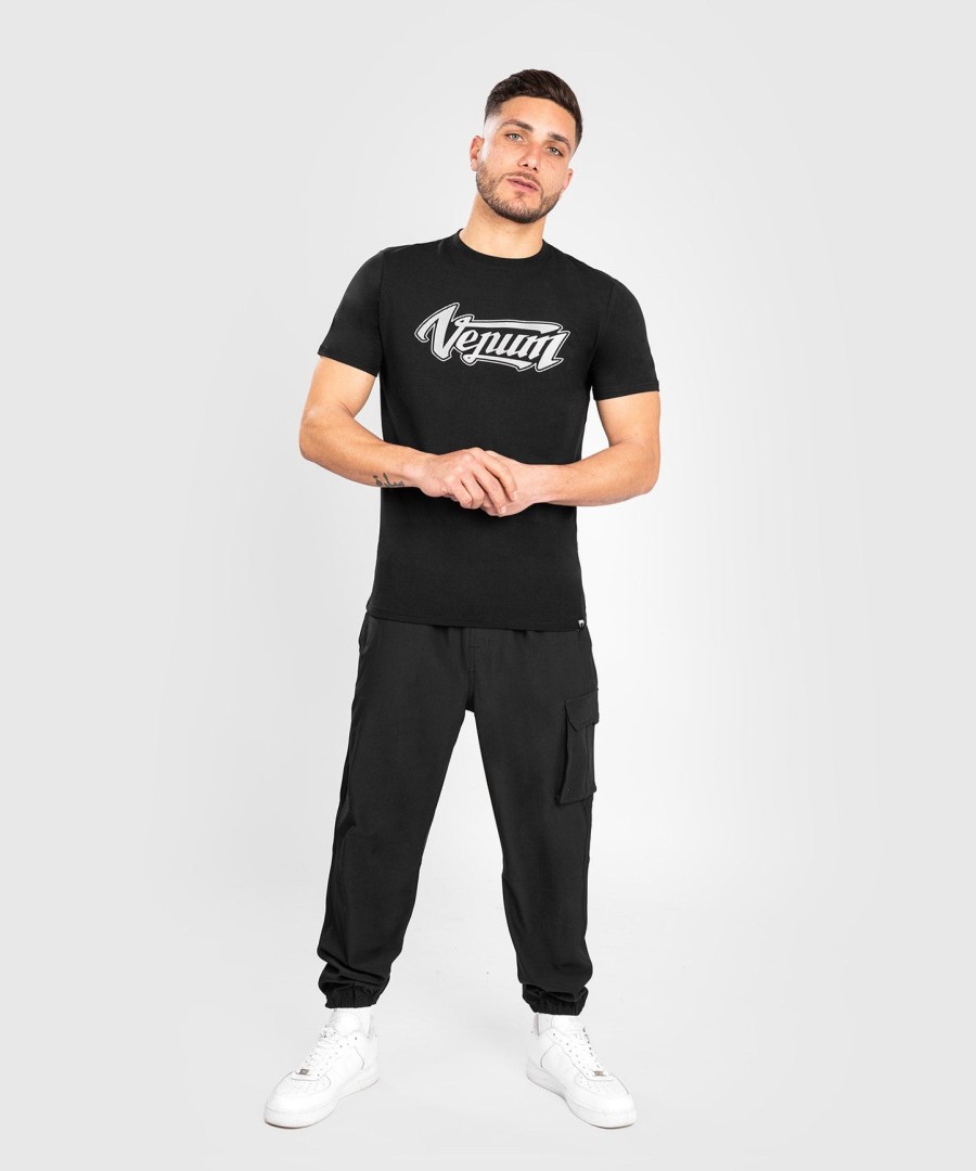 tričko venum absolute 2.0 - adjusted fit - Černostříbrné
