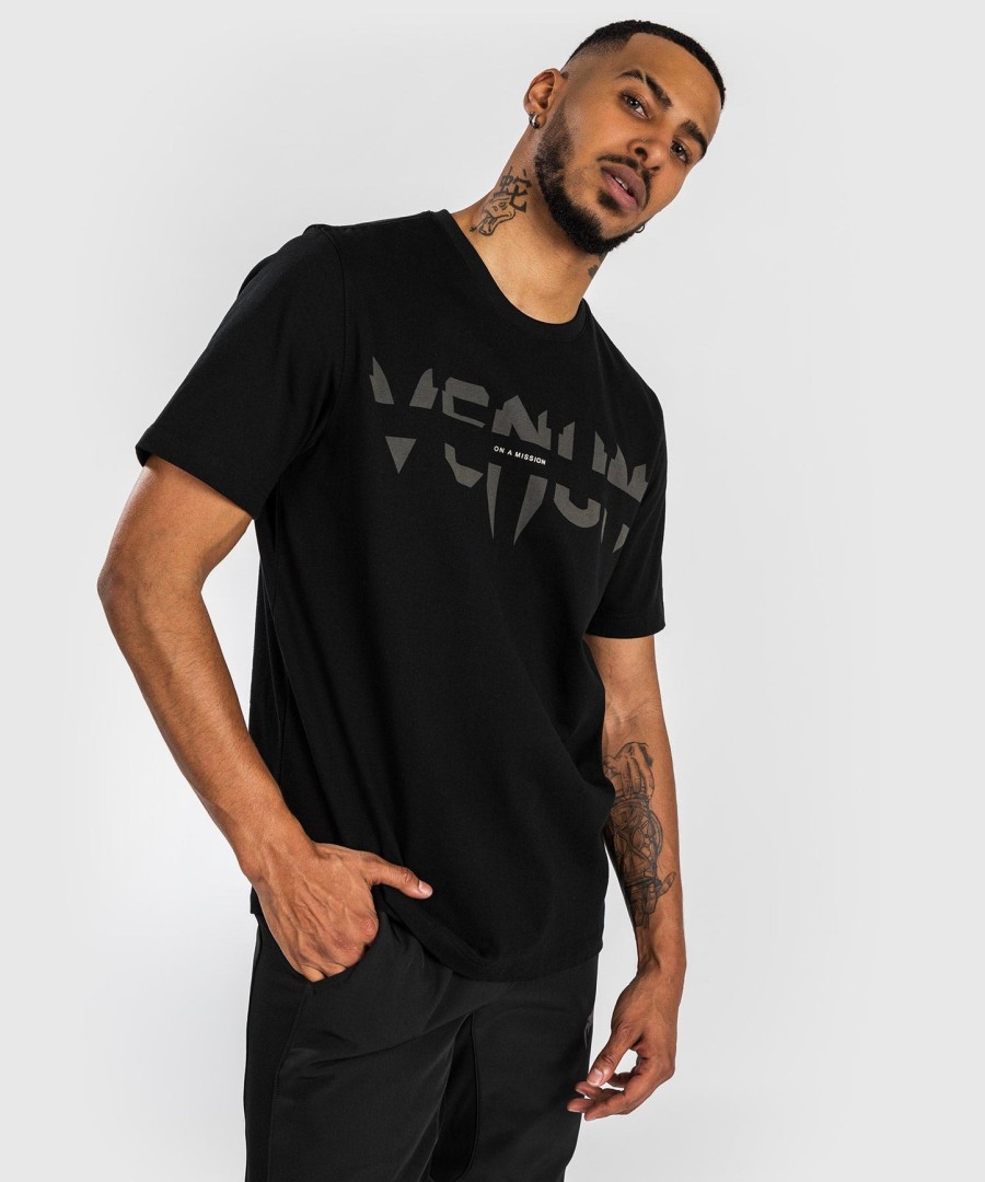 tričko venum on mission - regular fit - Černé