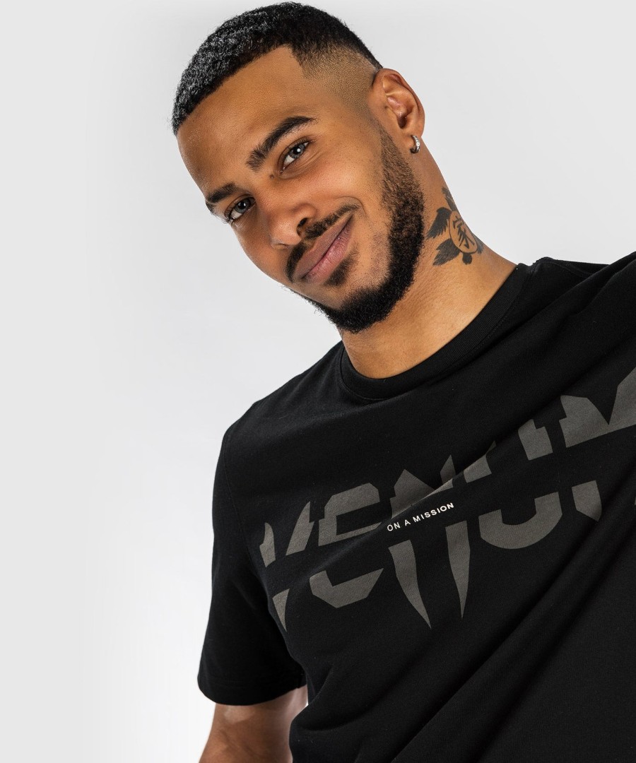 tričko venum on mission - regular fit - Černé