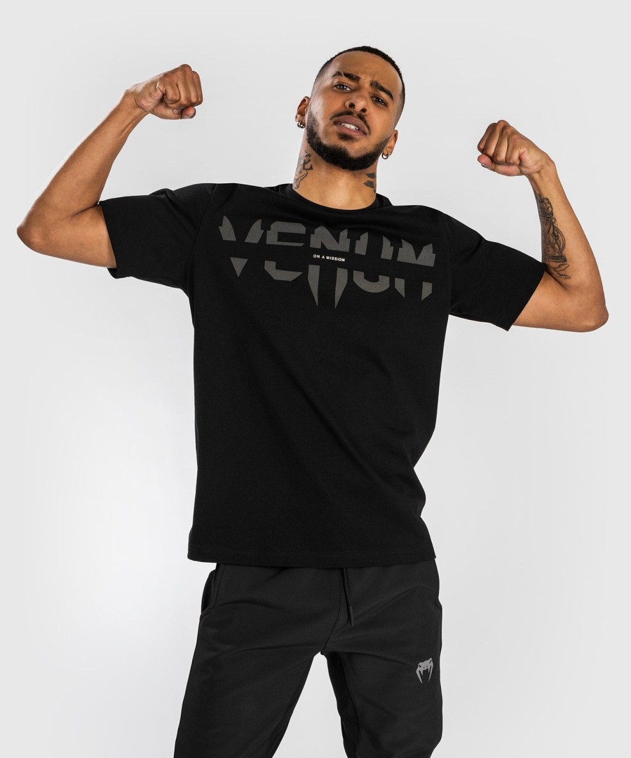 tričko venum on mission - regular fit - Černé