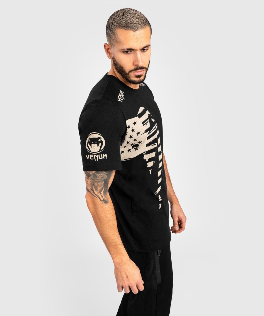 triČko venum giant usa - regular fit - ČernÉ